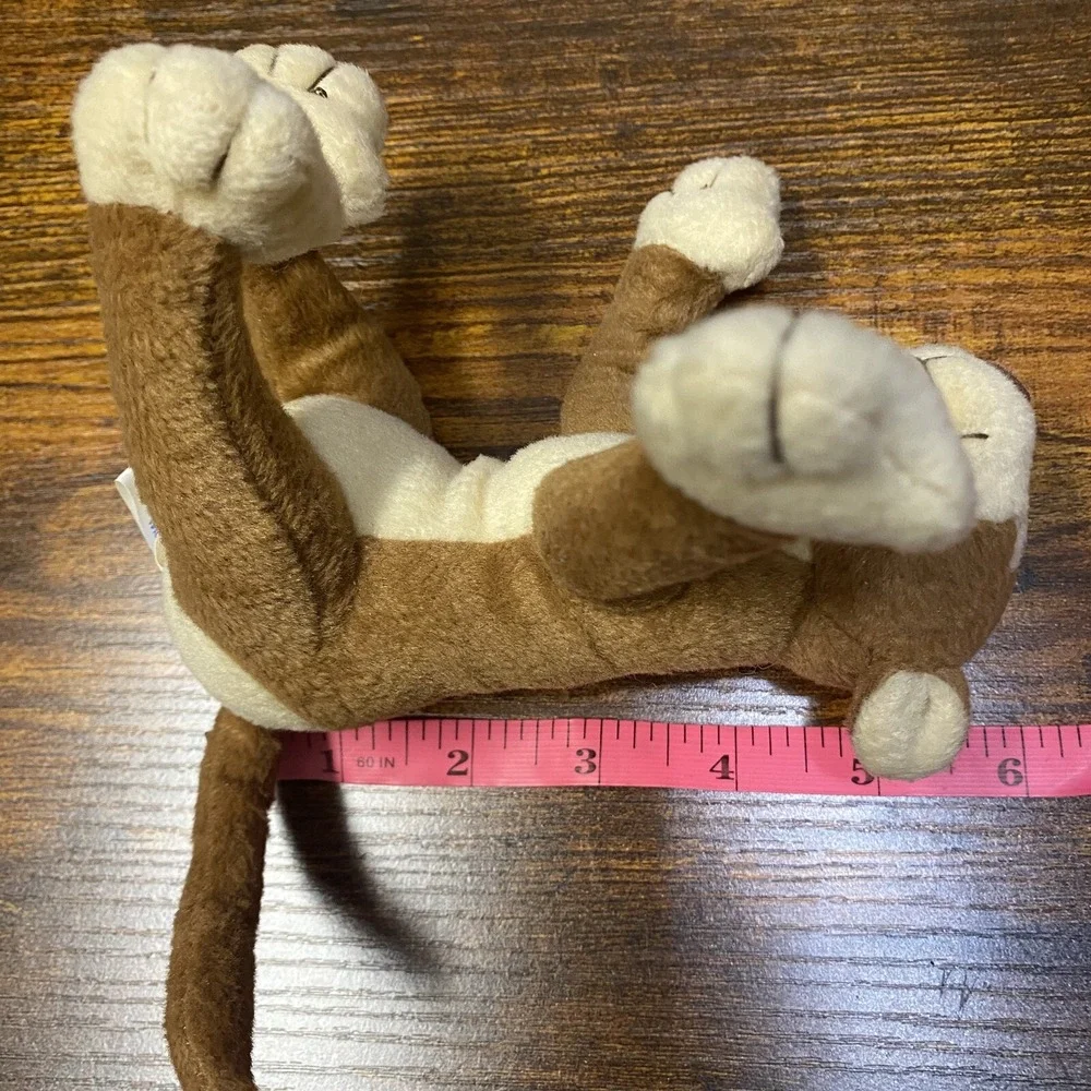 Goffa International Monkey Plush Stuffed Animal Moveable Arms Legs Limbs